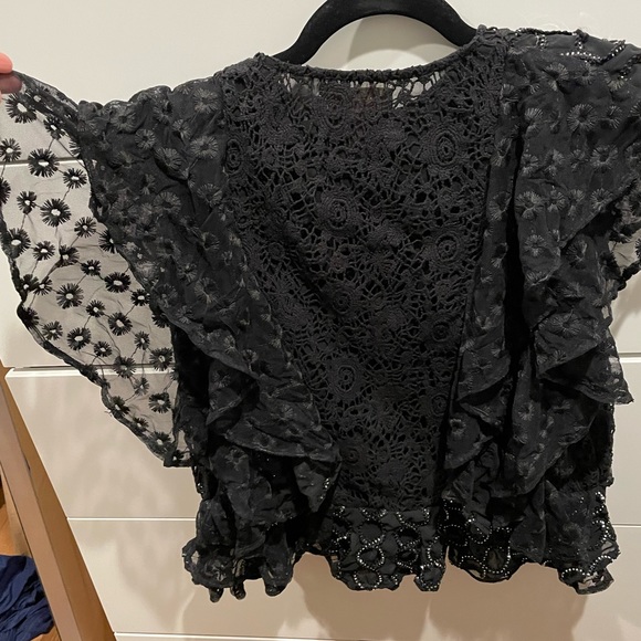 Anthropologie Verb Black cocktail top - Picture 4 of 7